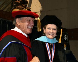 Summitt earned an Honorary Doctorate from the Academy in 2008